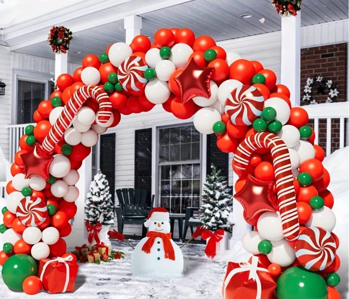 Balloons globos xmas garland