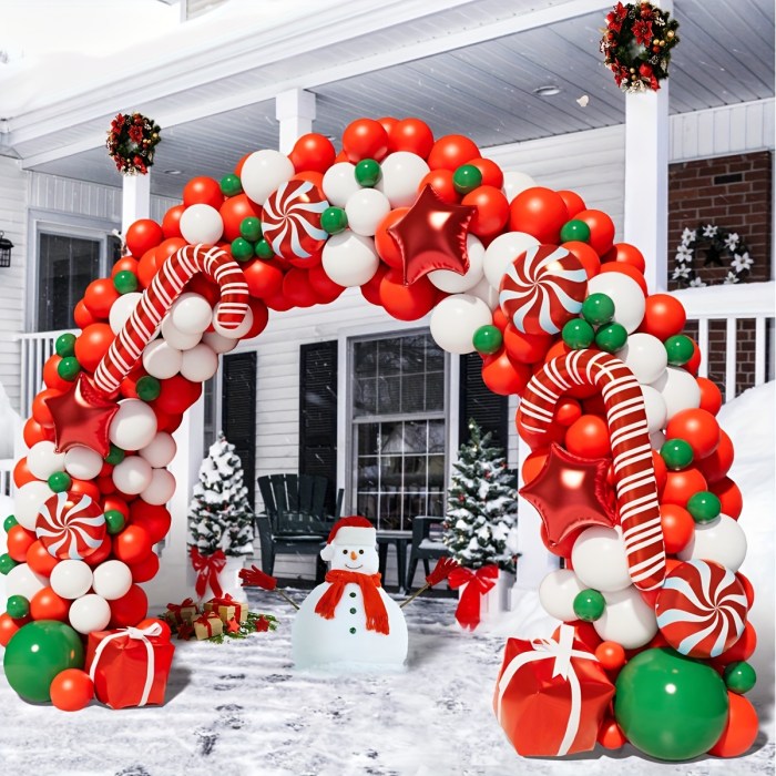 Balloons globos xmas garland