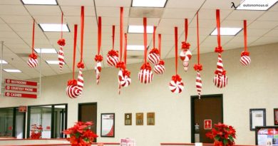 Decoration for christmas in office