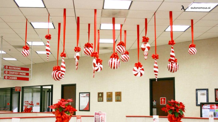 Decoration for christmas office