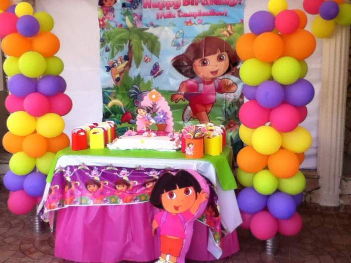 Dora decoration for birthday party