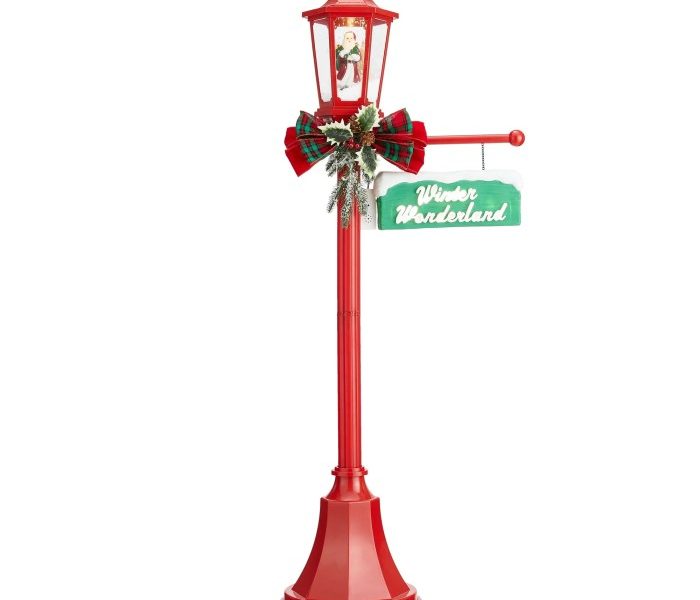 Christmas lamp post decoration ideas