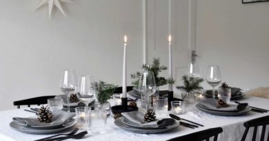 Christmas decoration ideas for dining table