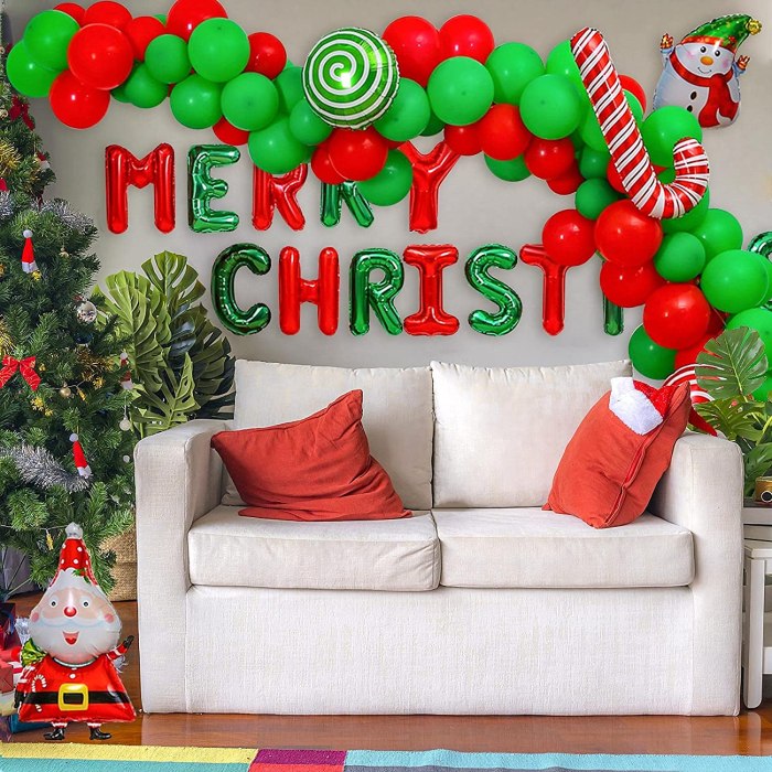 Christmas balloons decoration ideas