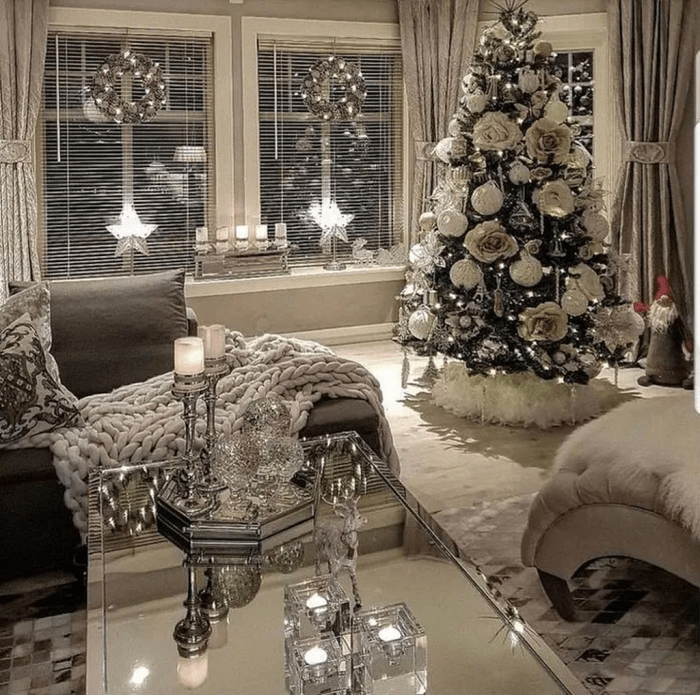 White christmas decoration ideas