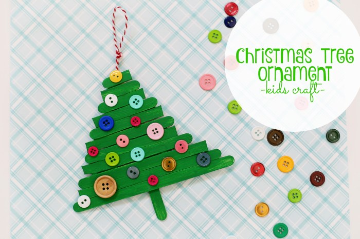 Christmas tree decoration crafts