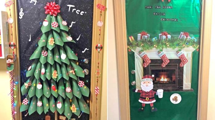 Door decoration christmas contest