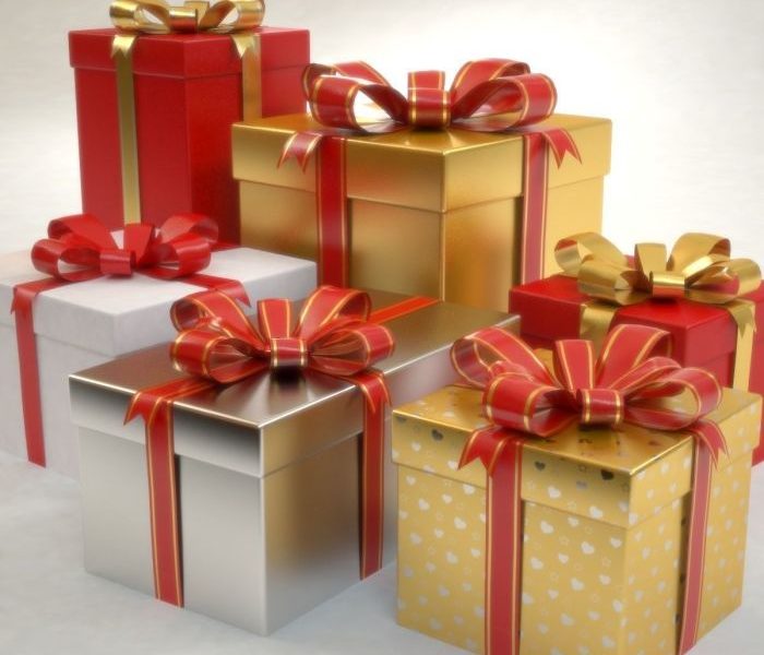 Gift christmas presents 3d boxes model set models various max cgtrader fbx obj